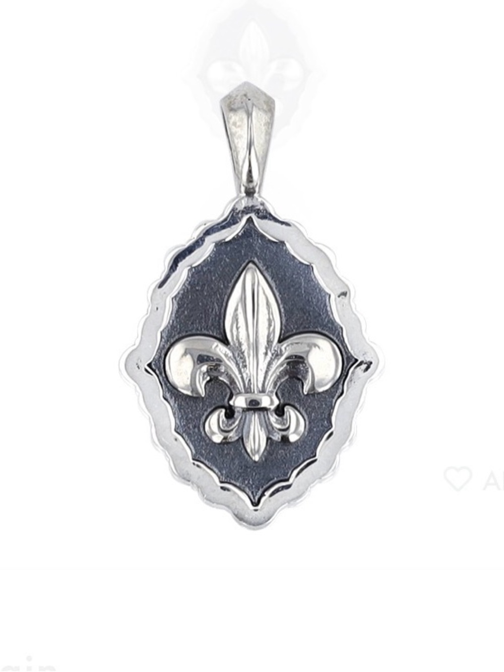 Mignon Faget Heirloom Fleur de Lis Pendant
